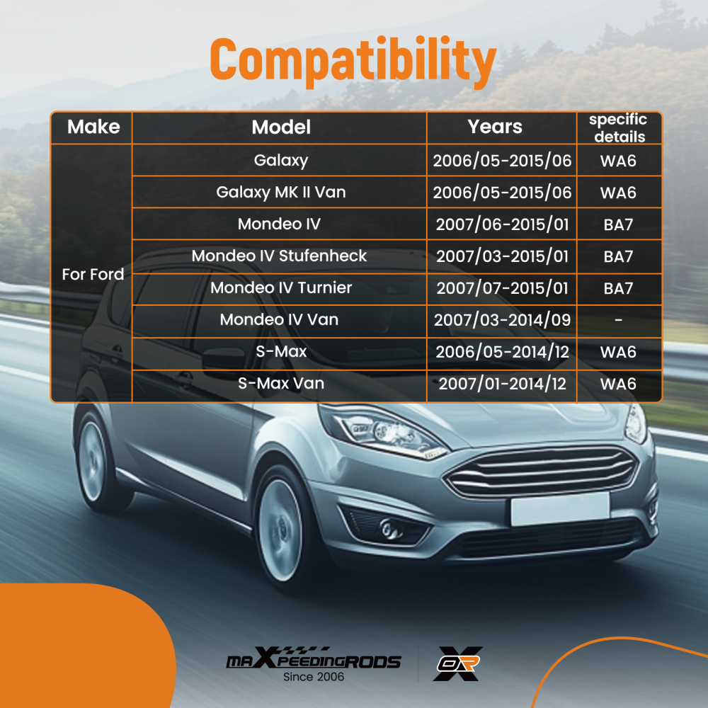 1X REAR LOWER BOTTOM SUSPENSION CONTROL ARM compatible for FORD MONDEO MK4 GALAXY WA6 S-MAX