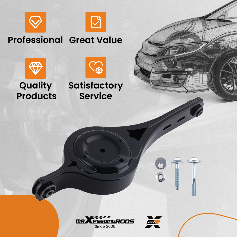 1X REAR LOWER BOTTOM SUSPENSION CONTROL ARM compatible for FORD MONDEO MK4 GALAXY WA6 S-MAX