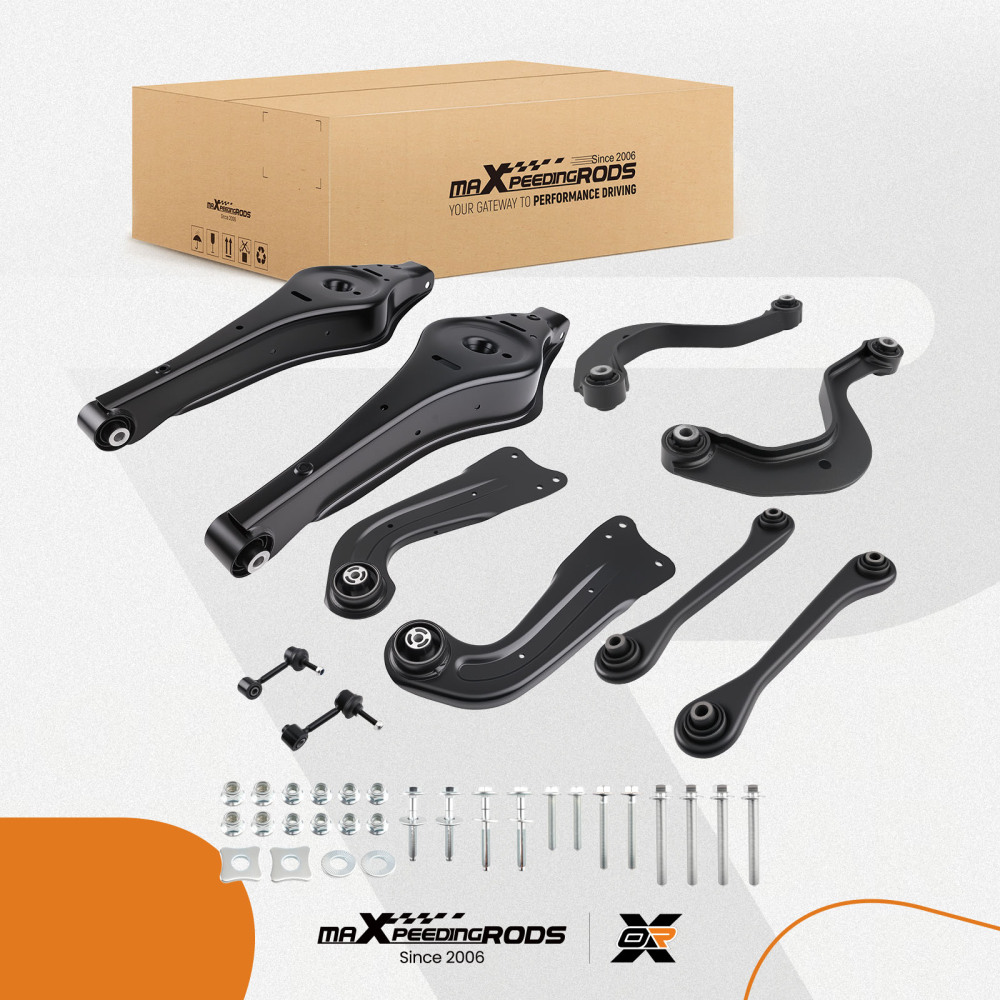 10X REAR WISHBONE CONTROL ARM SET compatible for VW GOLF 56 compatible for AUDI A3 8P PASSAT 362 3C2 LH+RH