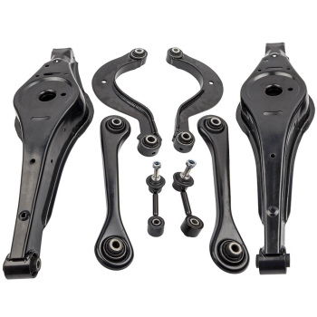 KIT DE BRAS DE SUSPENSION +AMORTISSEURS compatible pour AUDI A3 compatible pour VW GOLF 5 6 TOURAN compatible pour SEAT LEON