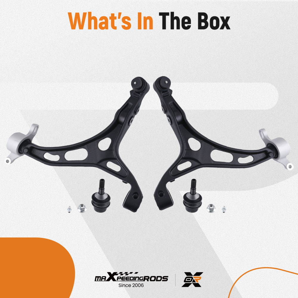 Front Lower Control Arms Ball Joints for 11-15 compatible for Dodge Durango compatible for Jeep Grand Cherokee