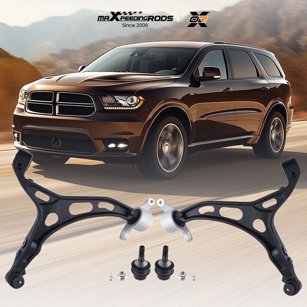 Front Lower Control Arms Ball Joints for 11-15 compatible for Dodge Durango compatible for Jeep Grand Cherokee