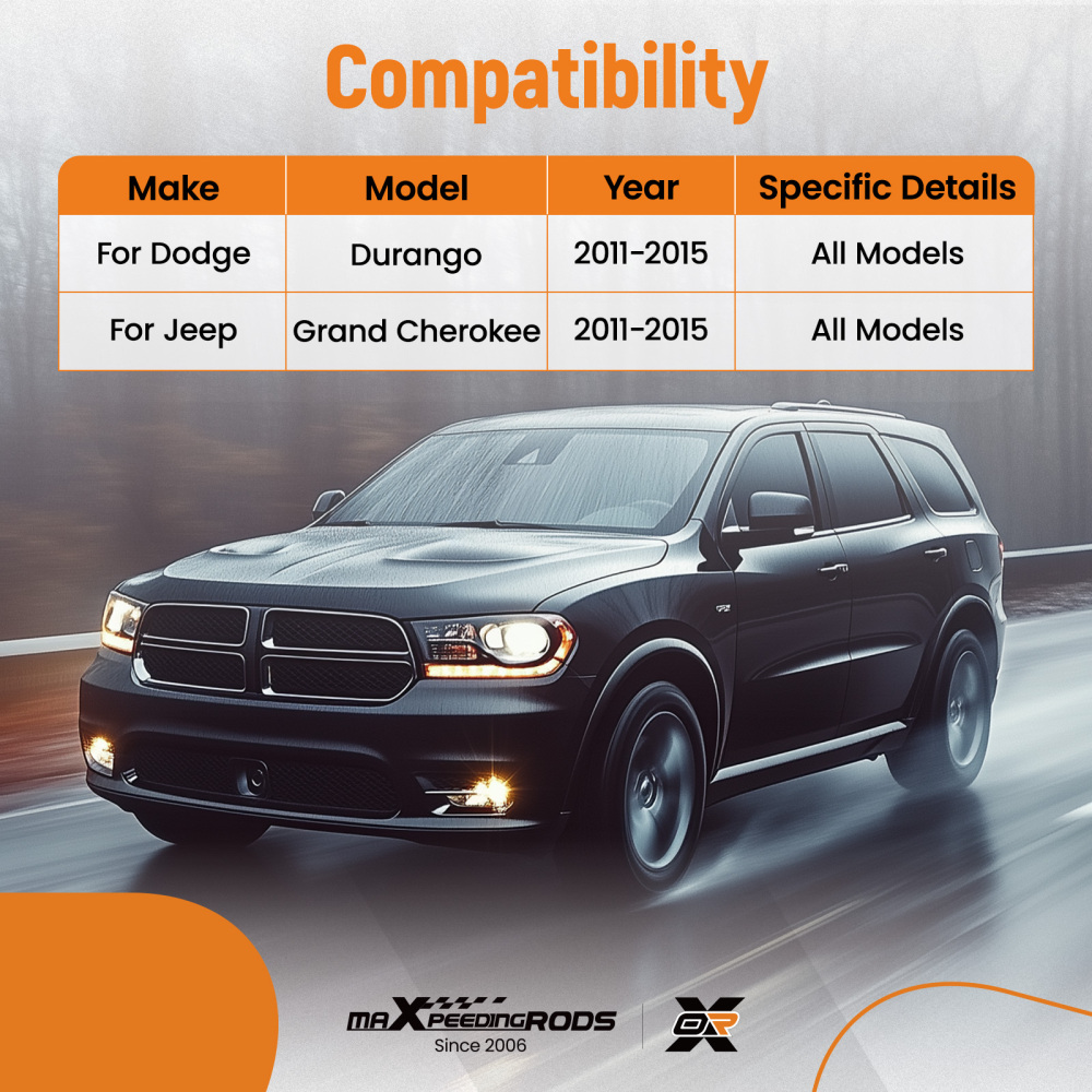 Front Lower Control Arms Ball Joints for 11-15 compatible for Dodge Durango compatible for Jeep Grand Cherokee