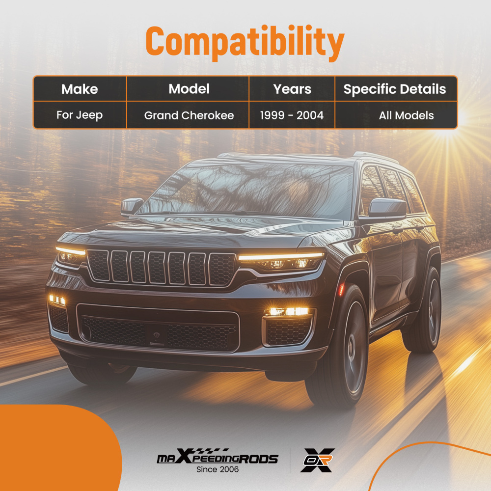 3x Rear Upper Lower Control Arms Suspension Kit For 1999 -04 compatible for Jeep Grand Cherokee