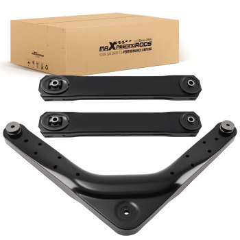 3x Rear Upper Lower Control Arms Suspension Kit For 1999 -04 compatible for Jeep Grand Cherokee