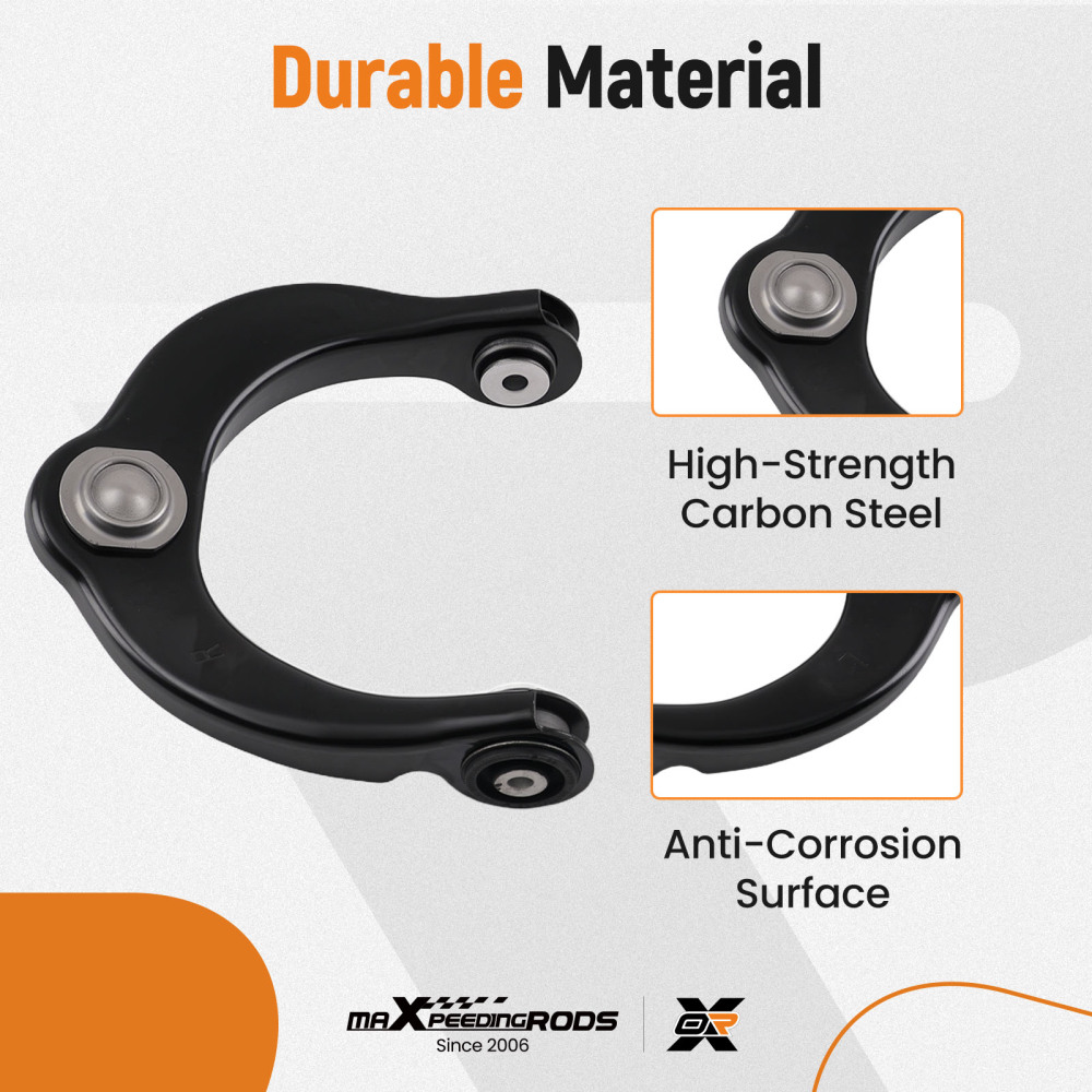 12x Front Upper Control Arm Kit for 2011-2015 compatible for Dodge Durango compatible for Jeep Grand Cherokee