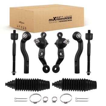 8PC Ball Joint Inner Tie Rod compatible for Lexus GS300 GS400 GS430 1998-2005 103-2880