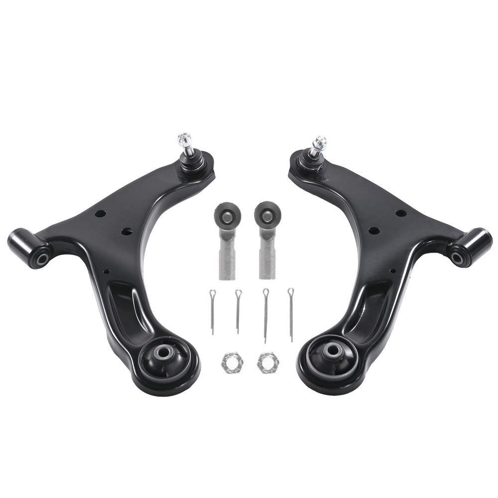 Front Lower Control Arms Ball Joints Tierods for 2006 - 2013 compatible for Suzuki Grand Vitara