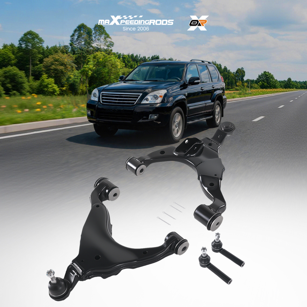 Front Suspension Lower Control Arm Outer Tie Rod End compatible for 4Runner GX470 2003-2009