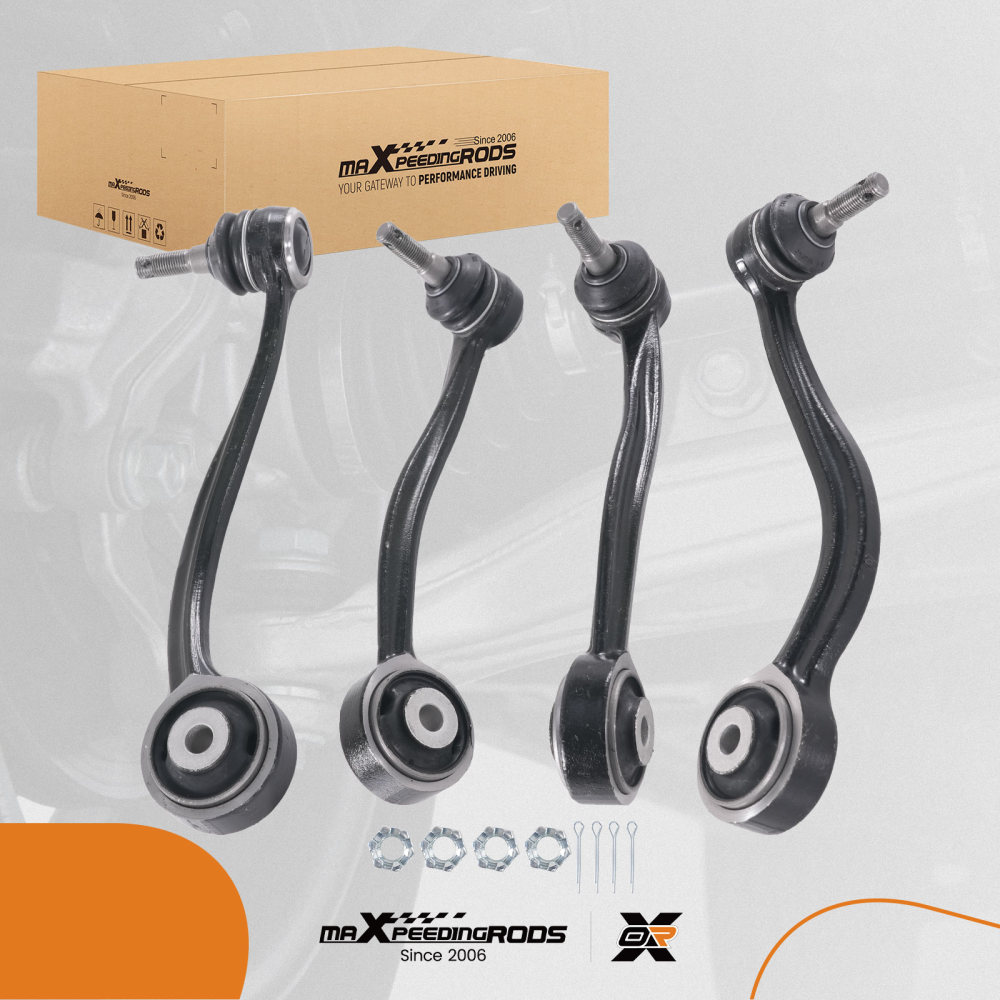 4x Front Upper Forward Rearward Control Arm Kit compatible for Hyundai Equus compatible for Genesis