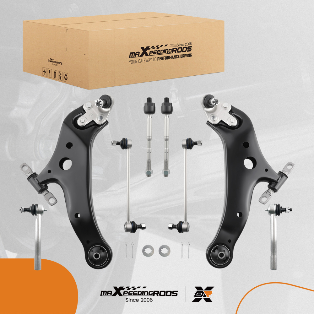 10x Front Lower Control Arm Ball Joint Sway Bar compatible for Toyota Highlander 2008-2019