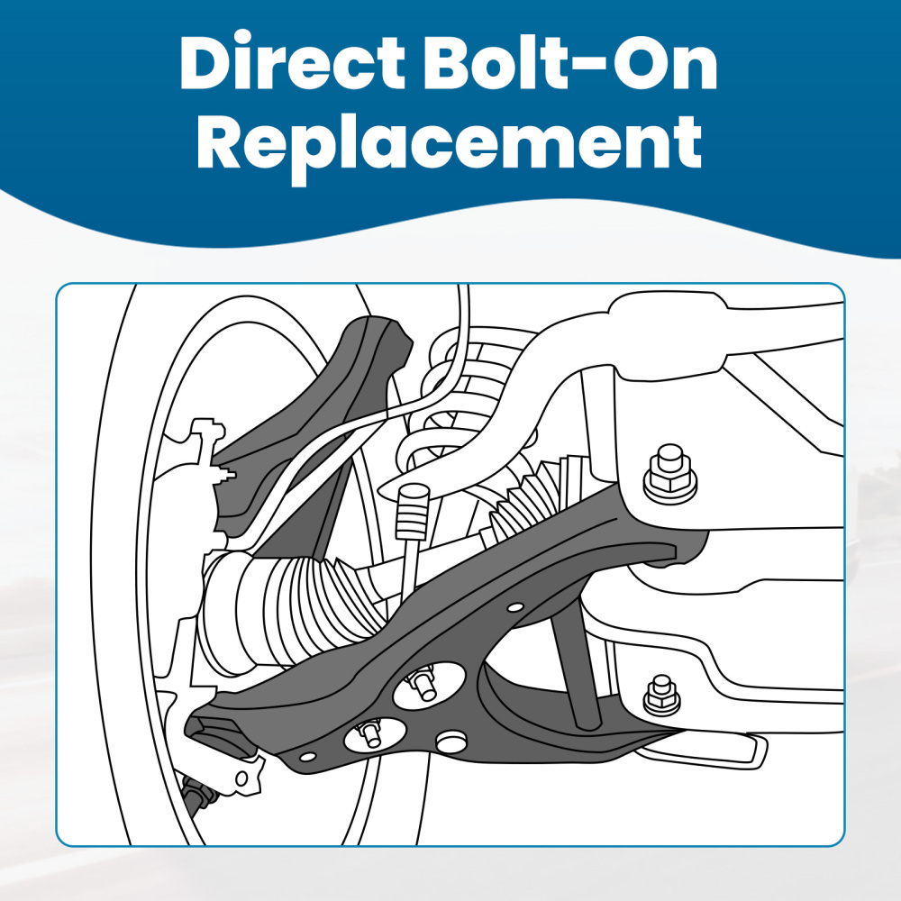 2x Front Lower Control Arms LH RH for 2002 2003 2004-2006 compatible for Honda CR-V CRV 2.4L