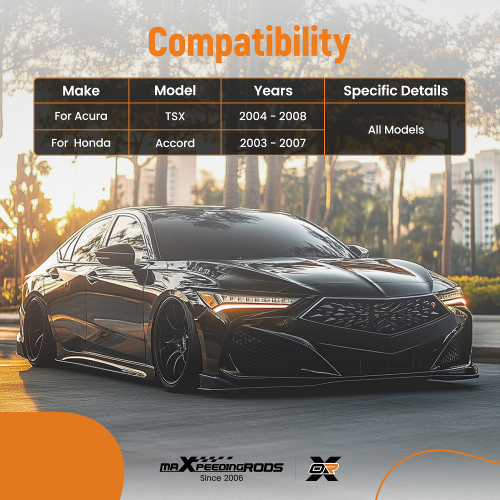 8x Front Lower Control Arms Ball Joint Tie Rods Sway Bar compatible for Acura TSX 2004-2008