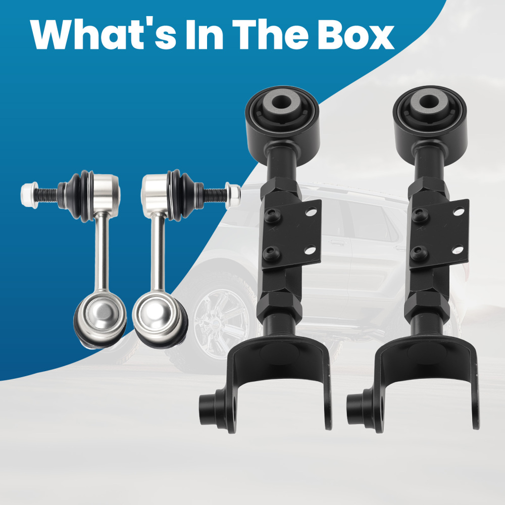 Rear Upper Suspension Control Arms Sway Bar Links compatible for Honda CR-V 2007 - 2016