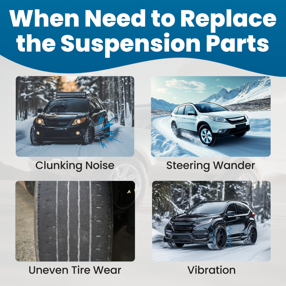 Rear Upper Suspension Control Arms Sway Bar Links compatible for Honda CR-V 2007 - 2016