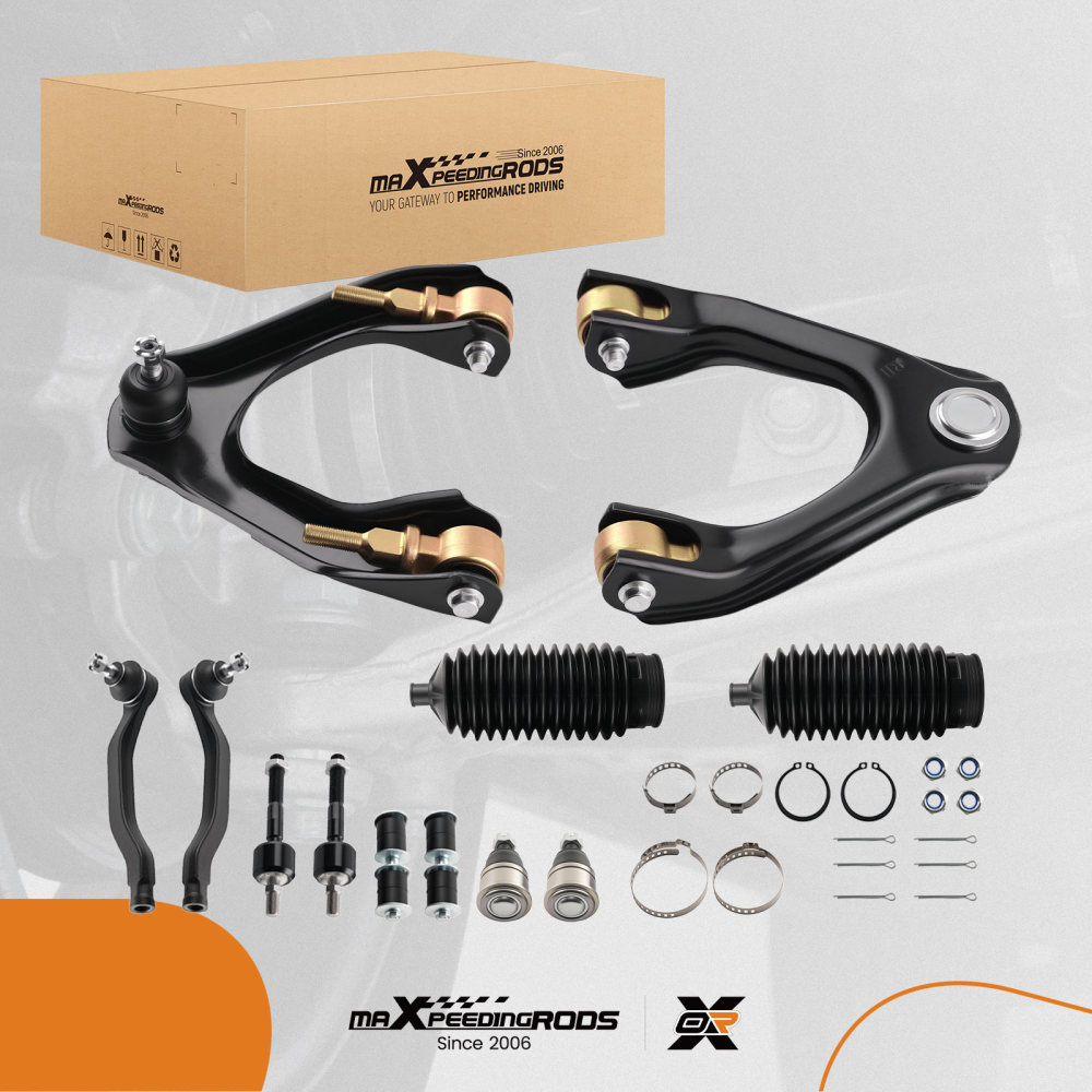 Front Control Arms Ball Joint Sway Bar End Links Kit for 1990-1993 compatible for Honda Accord