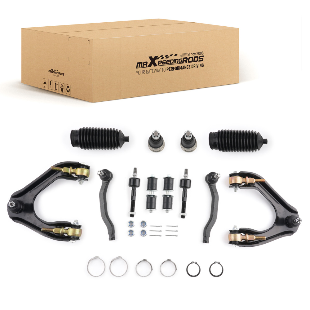 Front Control Arms Ball Joint Sway Bar End Links Kit for 1990-1993 compatible for Honda Accord