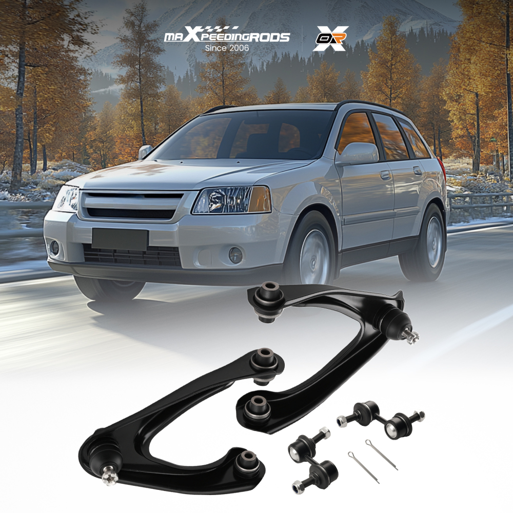 4pc Front Upper Control Arms Sway Bars Kit for 1997 1998 1999 - 2001 compatible for Honda CR-V
