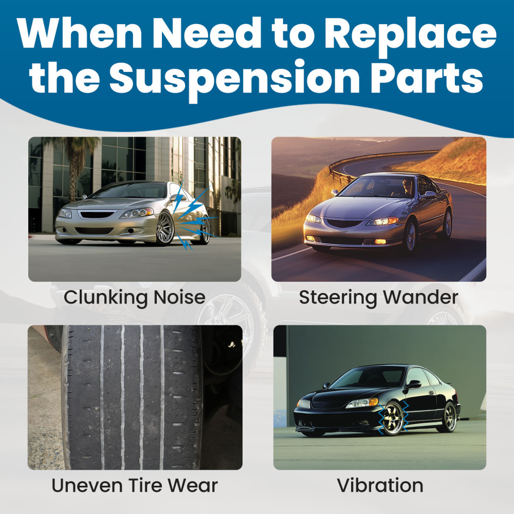 Suspension Front Upper Control Arm + Lower Ball Joint for 1999-2003 compatible for Acura TL CL