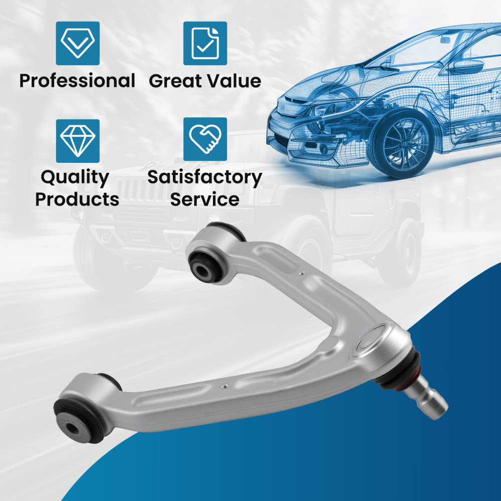 Front Upper Left Control ArmBall Joint Front Left compatible for HUMMER H3 2006-2010 H3T