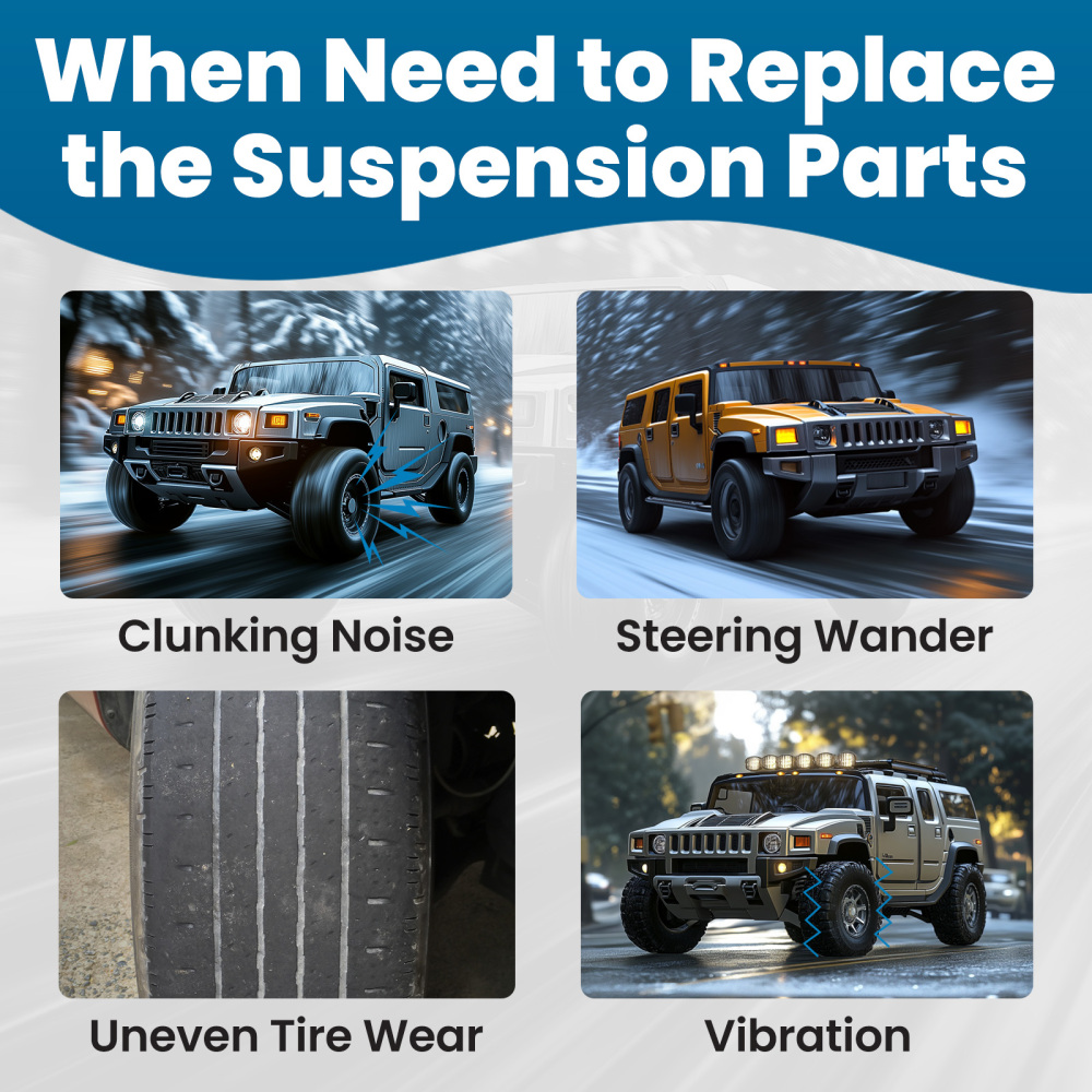 Front Upper Left Control ArmBall Joint Front Left compatible for HUMMER H3 2006-2010 H3T