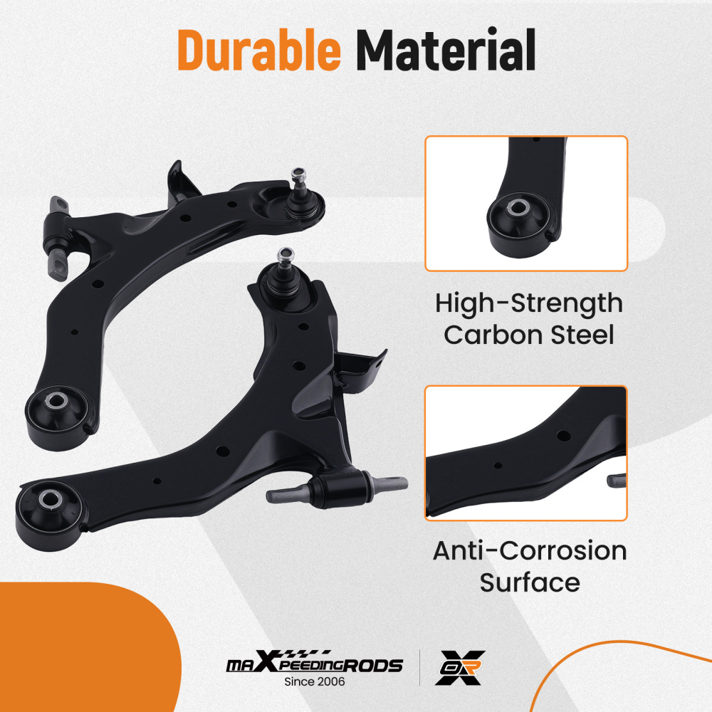 10PC Front Lower Control Arm Sway Bar Kit compatible for HYUNDAI ELANTRA 2001-2006 ES3377