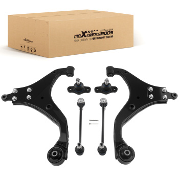 6x Front Lower Control Arm w/ball Joint Sway bar End Link compatible for Kia Sportage 05-10