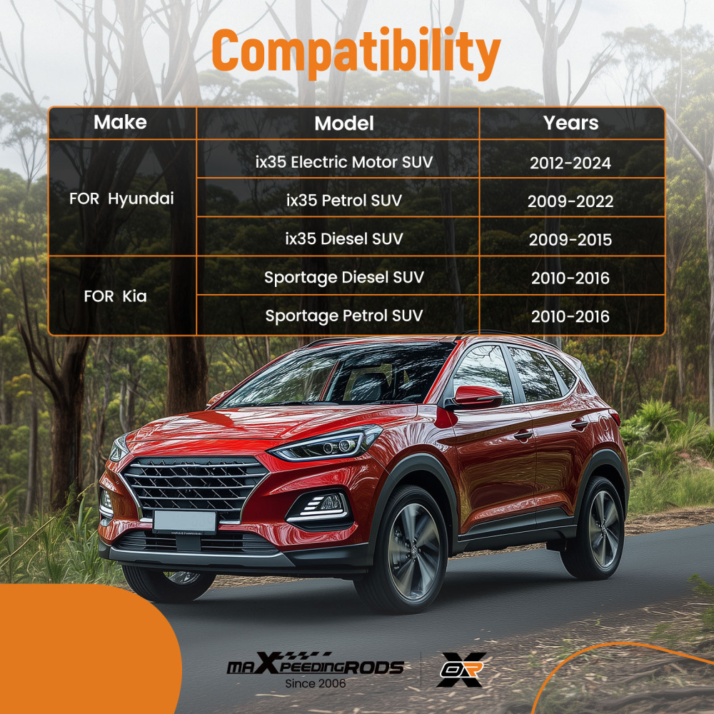 2X REAR LOWER SUSPENSION WISHBONES ARMS KITS LH+RH compatible for HYUNDAI IX35 compatible for KIA SPORTAGE