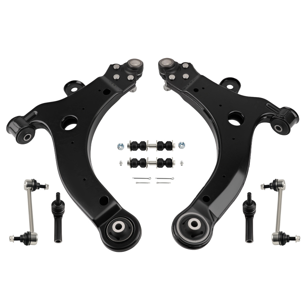 Front Lower Control Arms Tie Rods Sway Bars compatible for Buick Lacrosse Allure 2005-2009