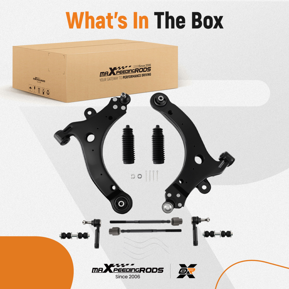 Front Lower Control Arms Kit compatible for Chevrolet Impala 2004-2013 K80538 K80539