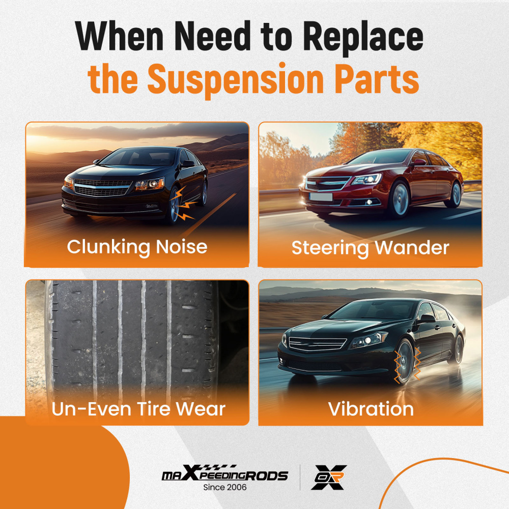 Front Lower Control Arms Kit compatible for Chevrolet Impala 2004-2013 K80538 K80539