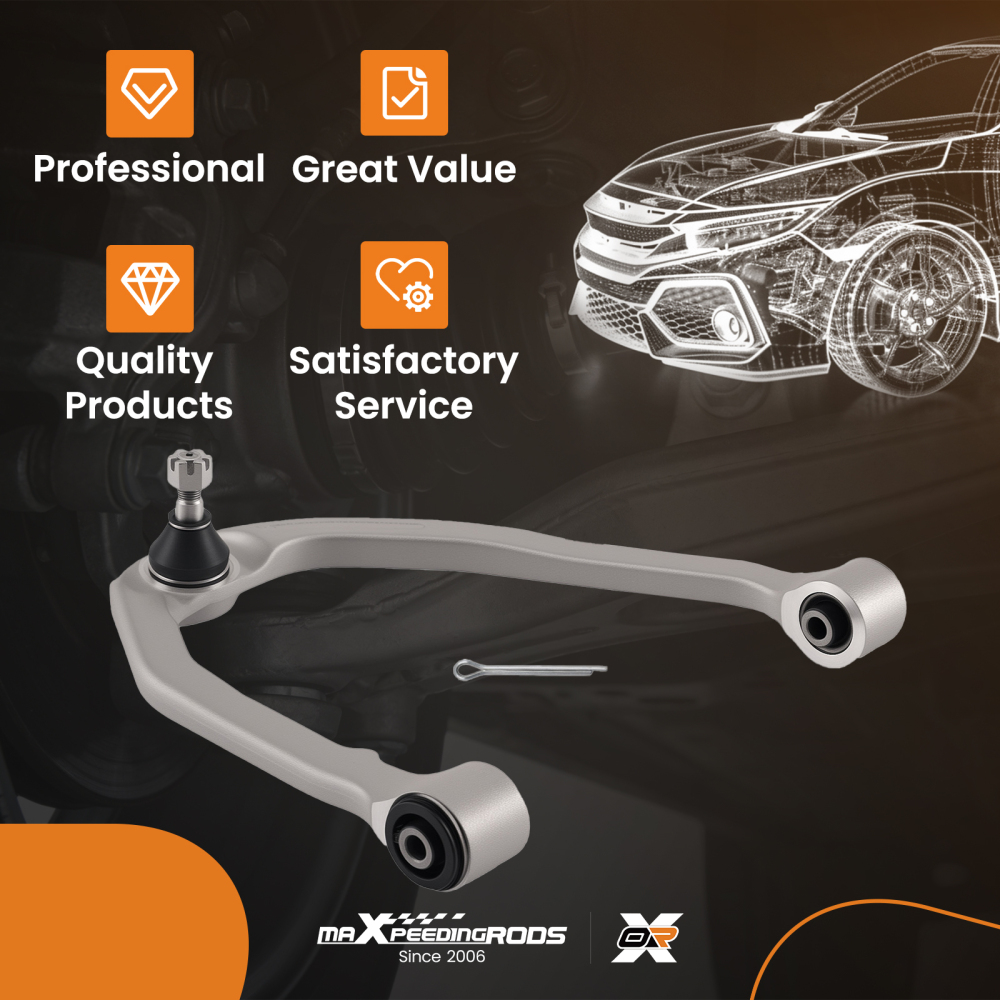 Front Upper Right Control Arm w/Ball Joint for 2003 2004 2005-2009 G35 350Z RWD