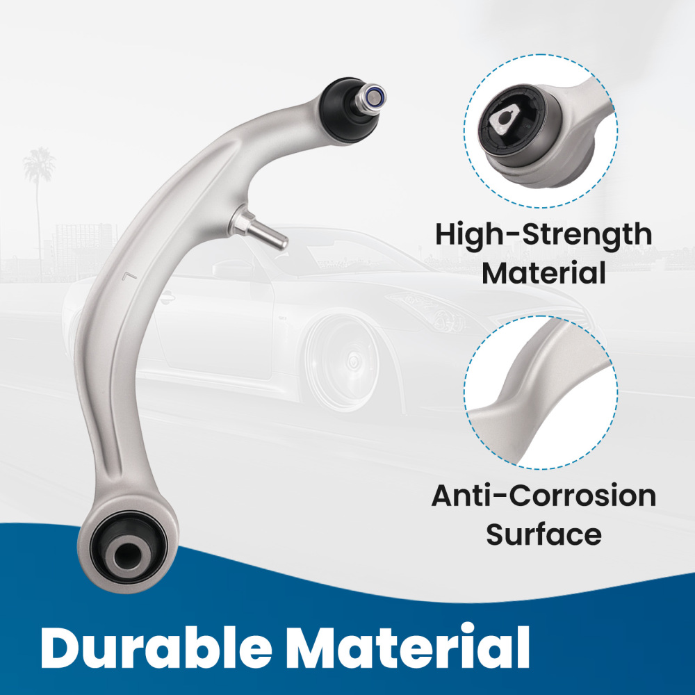 Front Upper Lower Control Arm Assembly compatible for Nissan 350Z compatible for Infiniti G35 2003-2009
