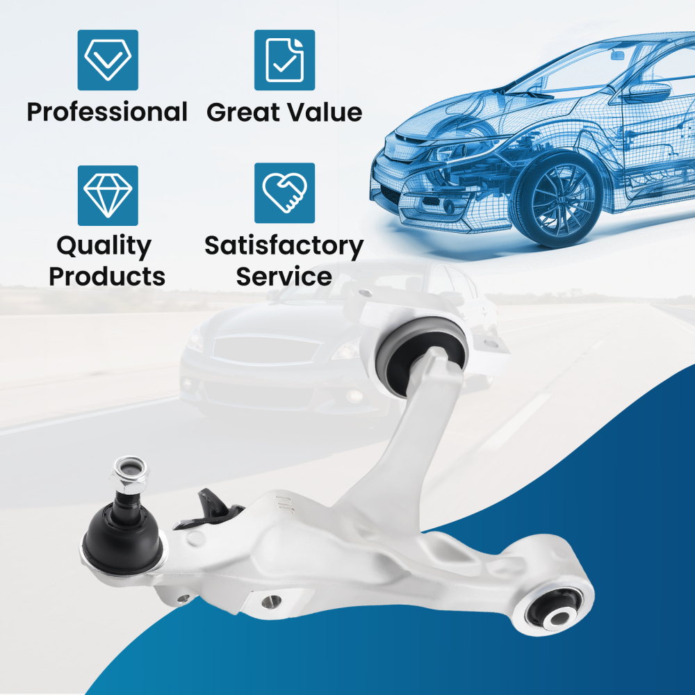 Driver Side Front Lower Control Arm compatible for INFINITI G25/G35/G37/Q40 RWD 2WD K621597