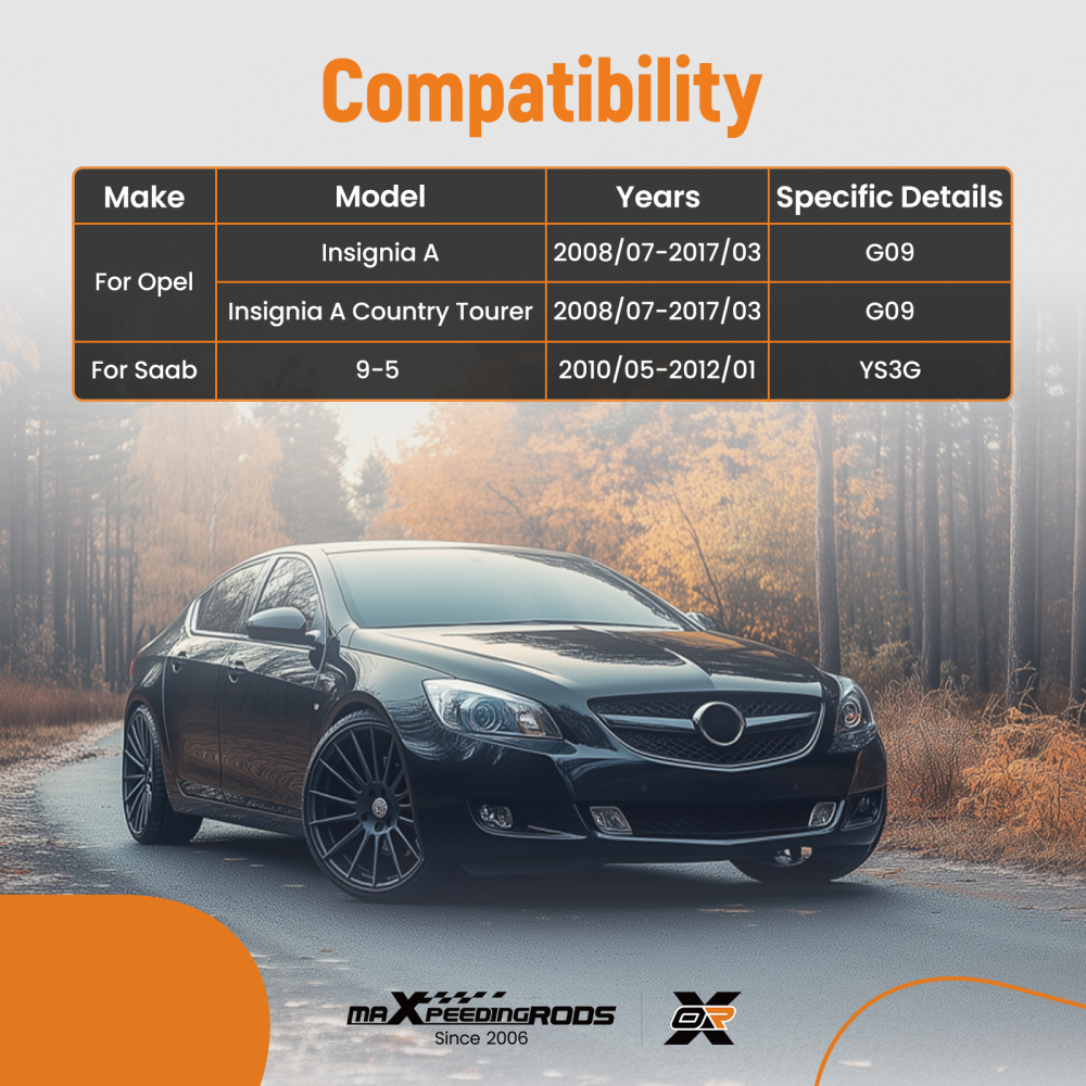 Front Left Right Upper Control Arm compatible for Opel Insignia 13318344 Powder Coated