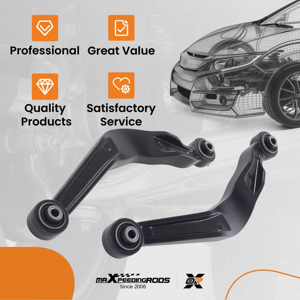 Front Left Right Upper Control Arm compatible for Opel Insignia 13318344 Powder Coated