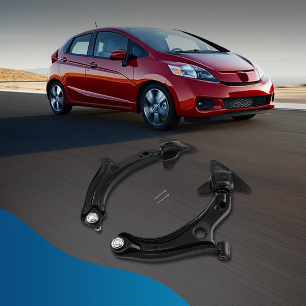 Front Lower Control Arms w/Ball Joints for 2009-2013 compatible for Honda Fit 2010-2011 Insight