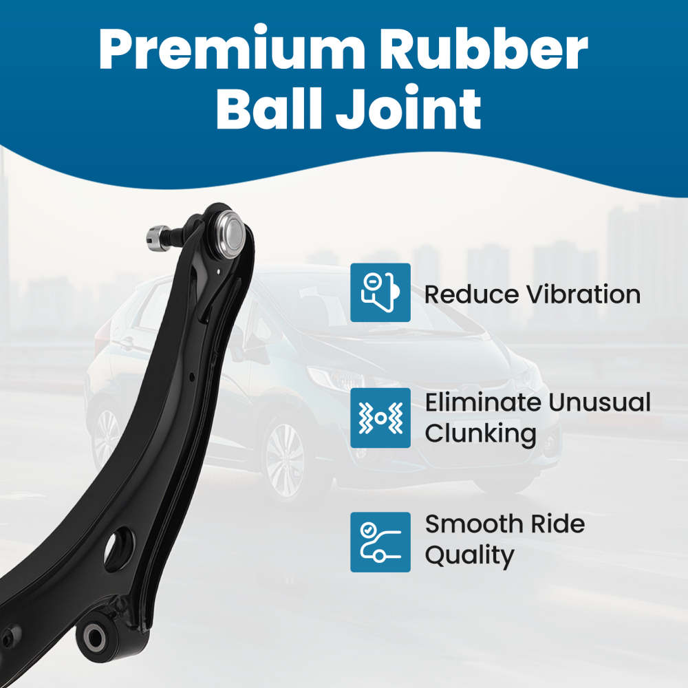 Front Lower Control Arms w/Ball Joints for 2009-2013 compatible for Honda Fit 2010-2011 Insight