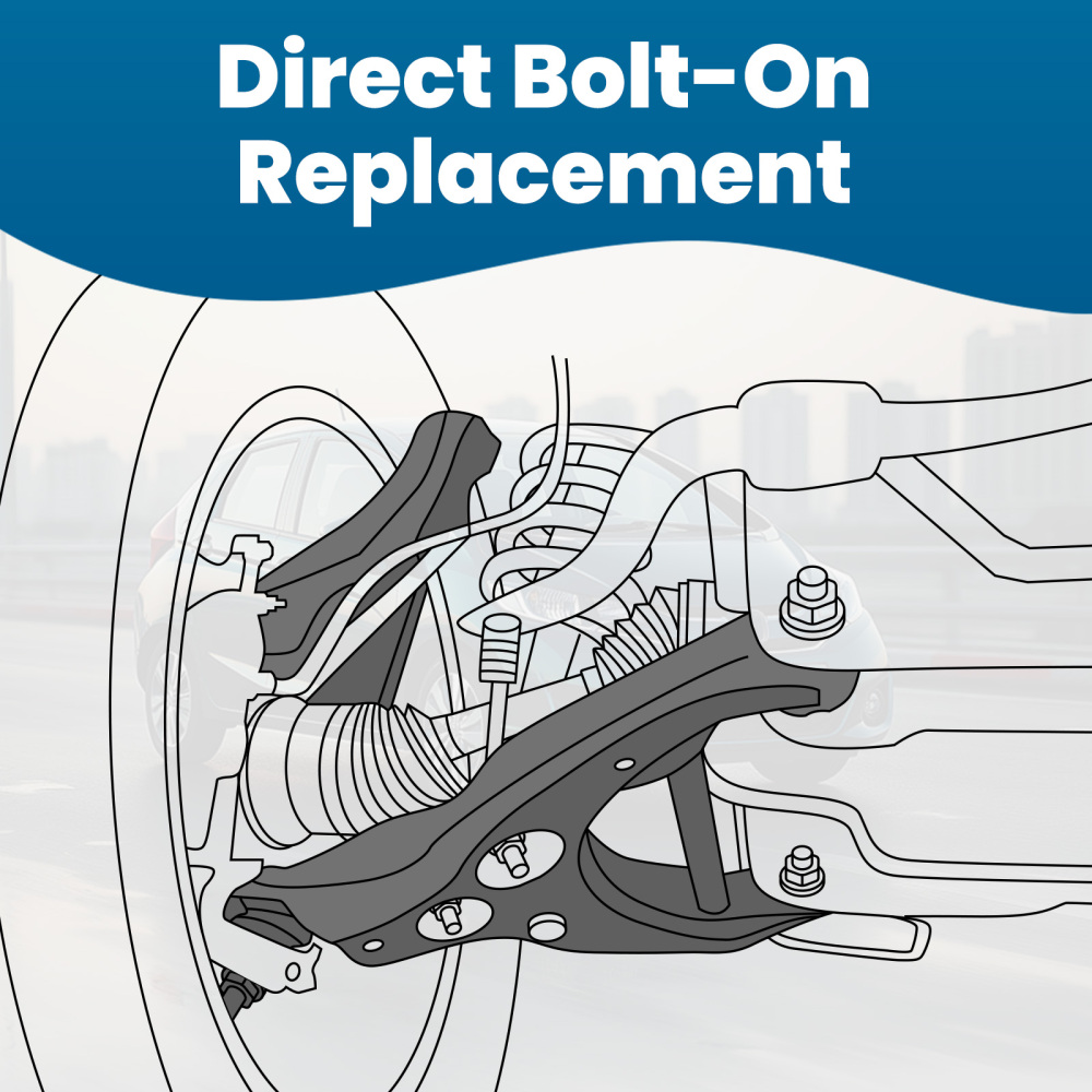 Front Lower Control Arms w/Ball Joints for 2009-2013 compatible for Honda Fit 2010-2011 Insight