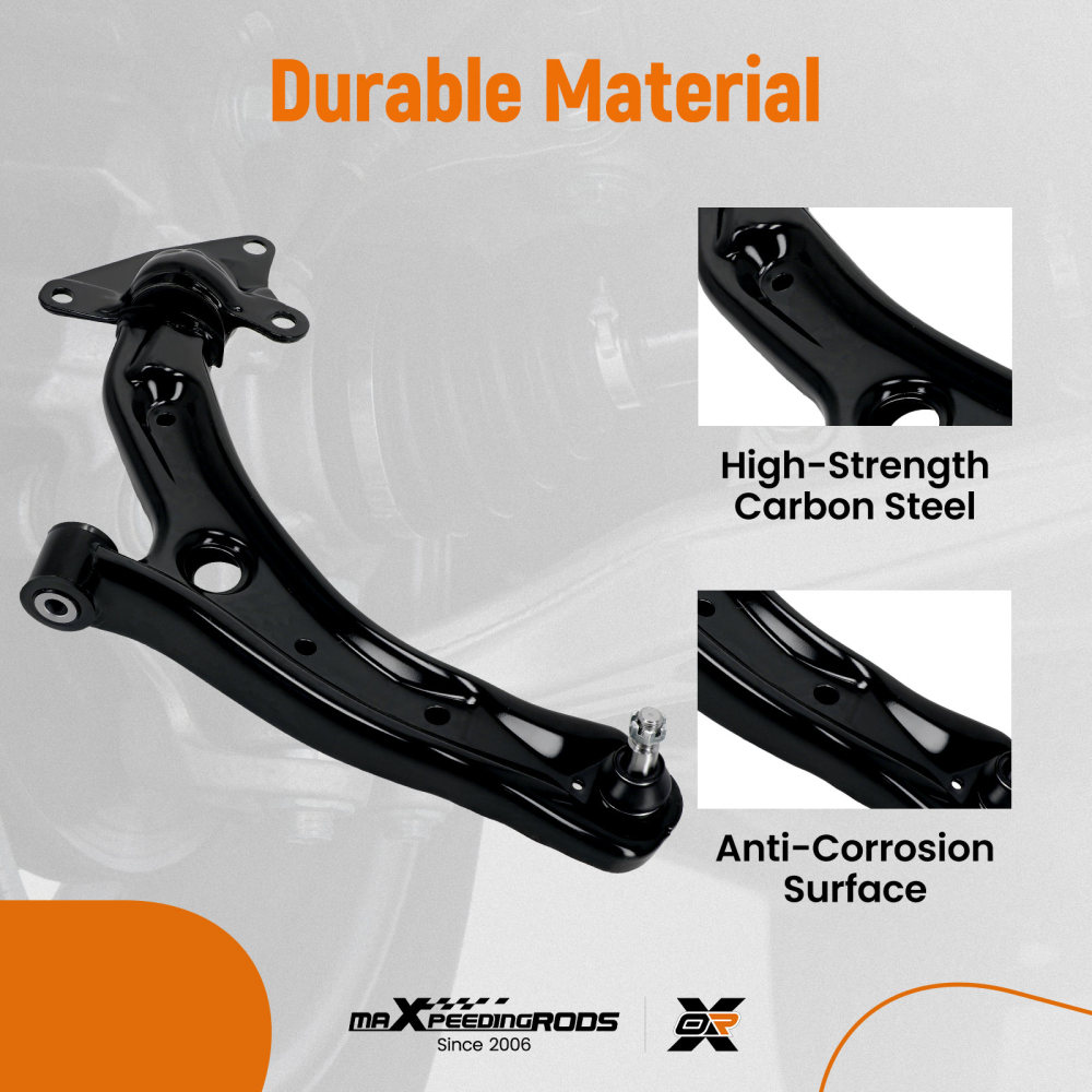 Front Left Lower Control Arm w/Ball Joint compatible for Honda Insight Fit 2009 2010 - 2014