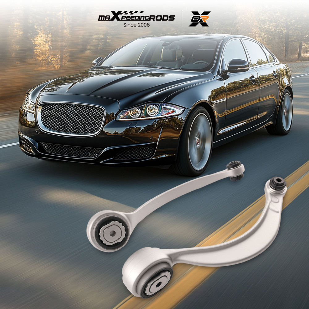 2X FRONT SUSPENSION LOWER WISHBONE TRACK CONTROL ARMS compatible for JAGUAR S-TYPE XF XJ XK