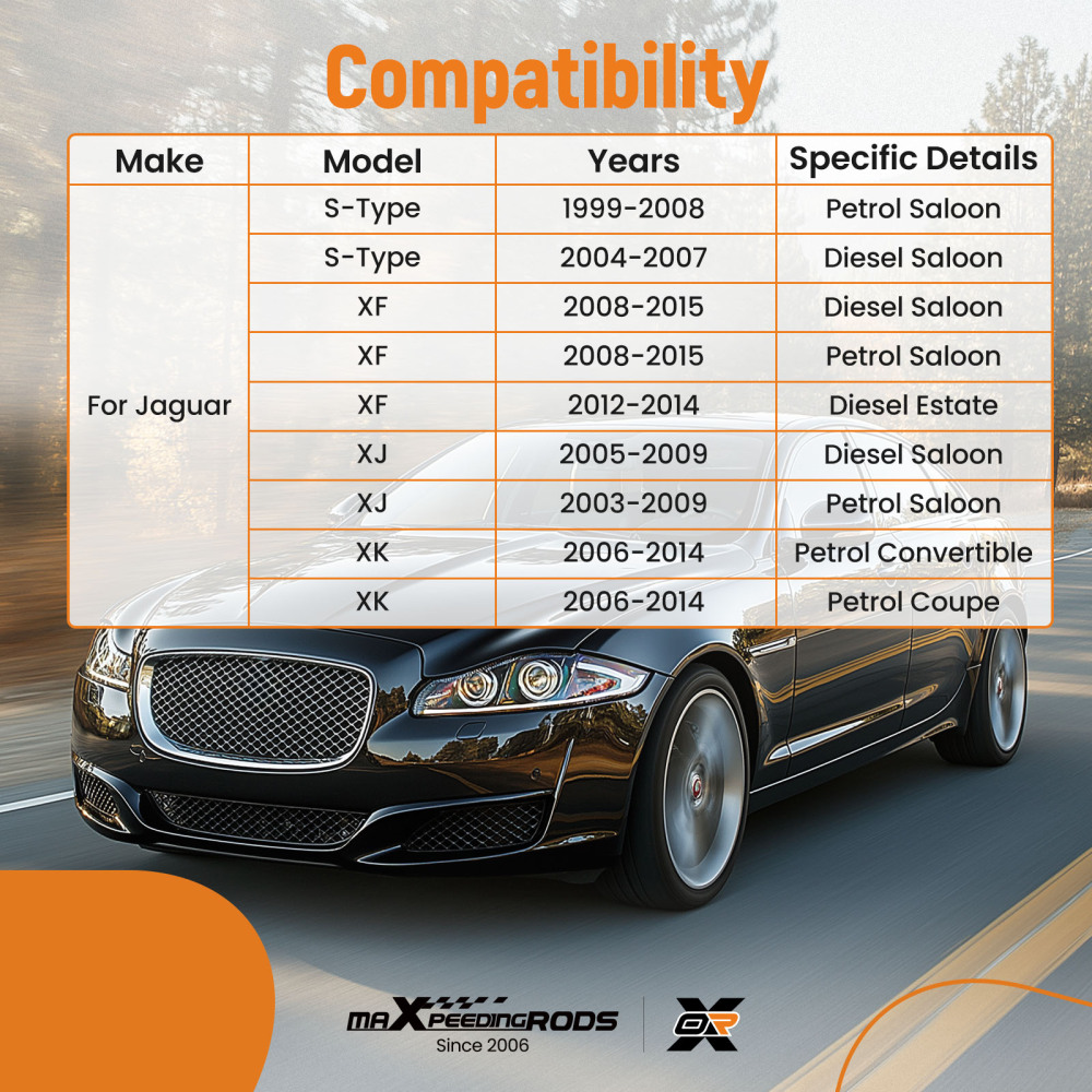 2X FRONT SUSPENSION LOWER WISHBONE TRACK CONTROL ARMS compatible for JAGUAR S-TYPE XF XJ XK