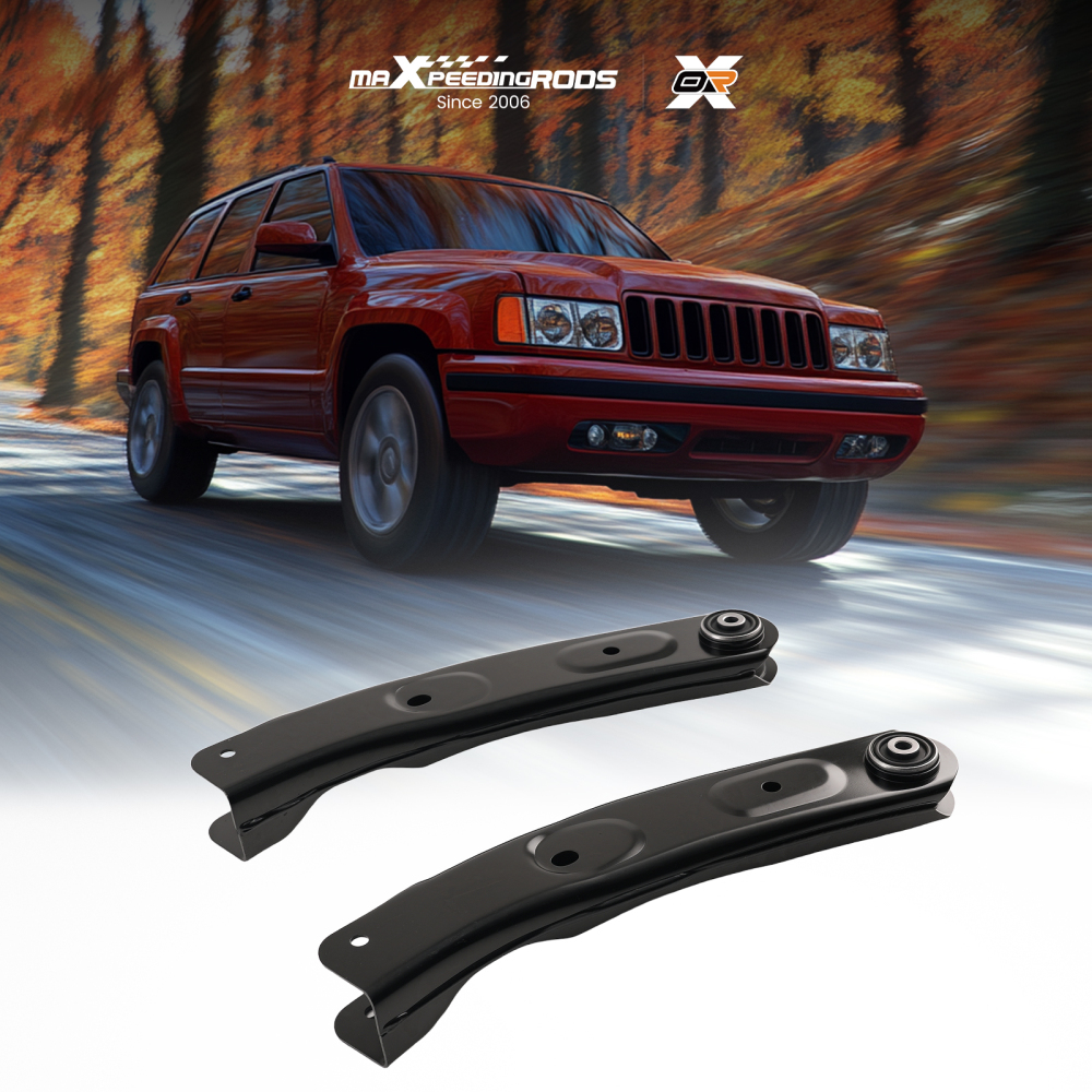Pair Front Upper Control Arms for 1999 2000 2001 - 2003 2004 compatible for Jeep Grand Cherokee