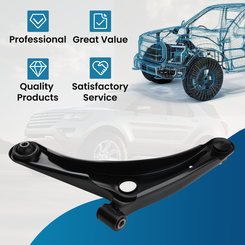 Front Right Lower Control Arm Ball Joint Assembly for 07-17 compatible for Jeep Patriot Compas