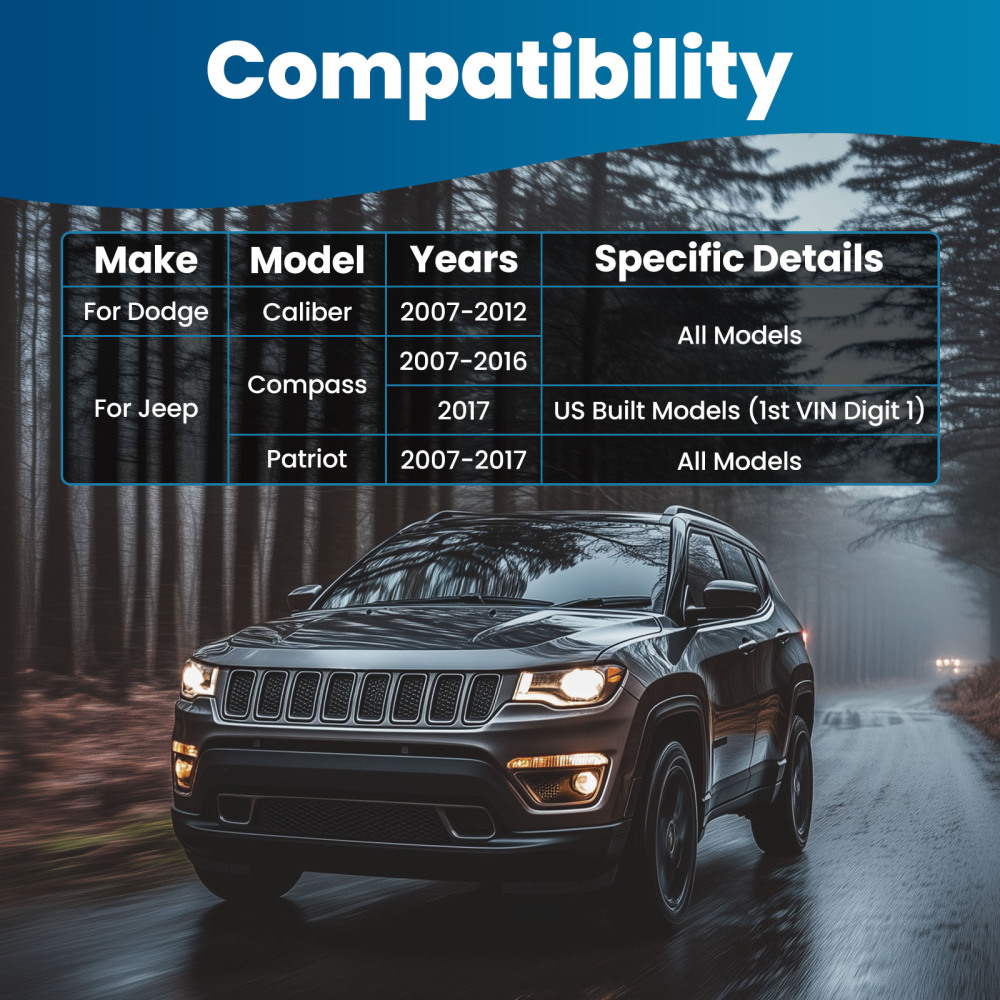 Front Right Lower Control Arm Ball Joint Assembly for 07-17 compatible for Jeep Patriot Compas