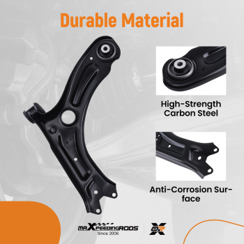 Front Lower Control Arm Assembly compatible for Volkswagen Jetta 2011-2018 K621949 K621950