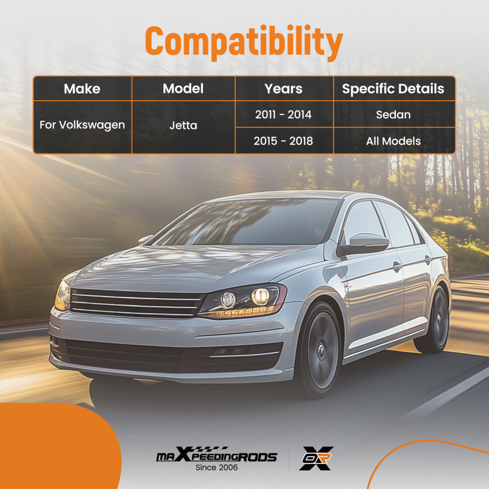 Front Lower Control Arm Assembly compatible for Volkswagen Jetta 2011-2018 K621949 K621950