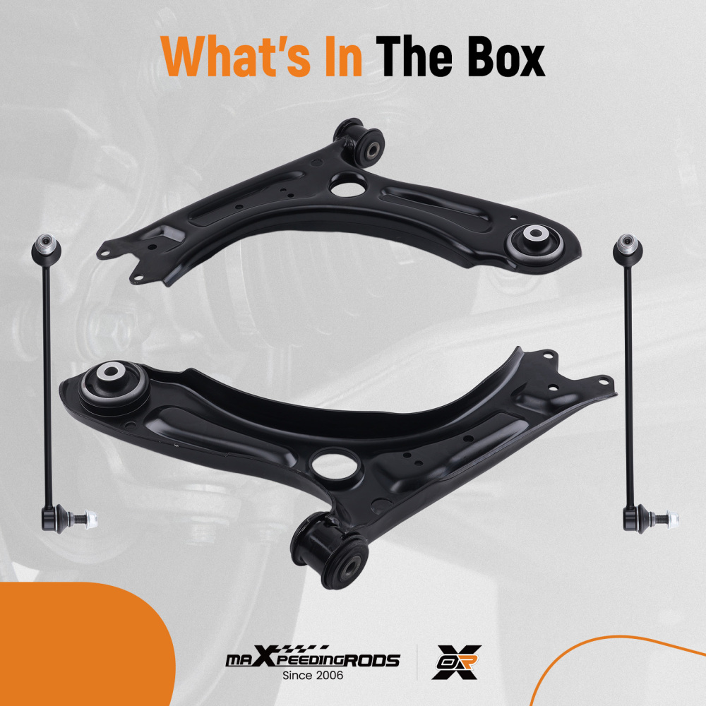 Front Lower Control Arm Assembly compatible for Volkswagen Jetta 2011-2018 K621949 K621950