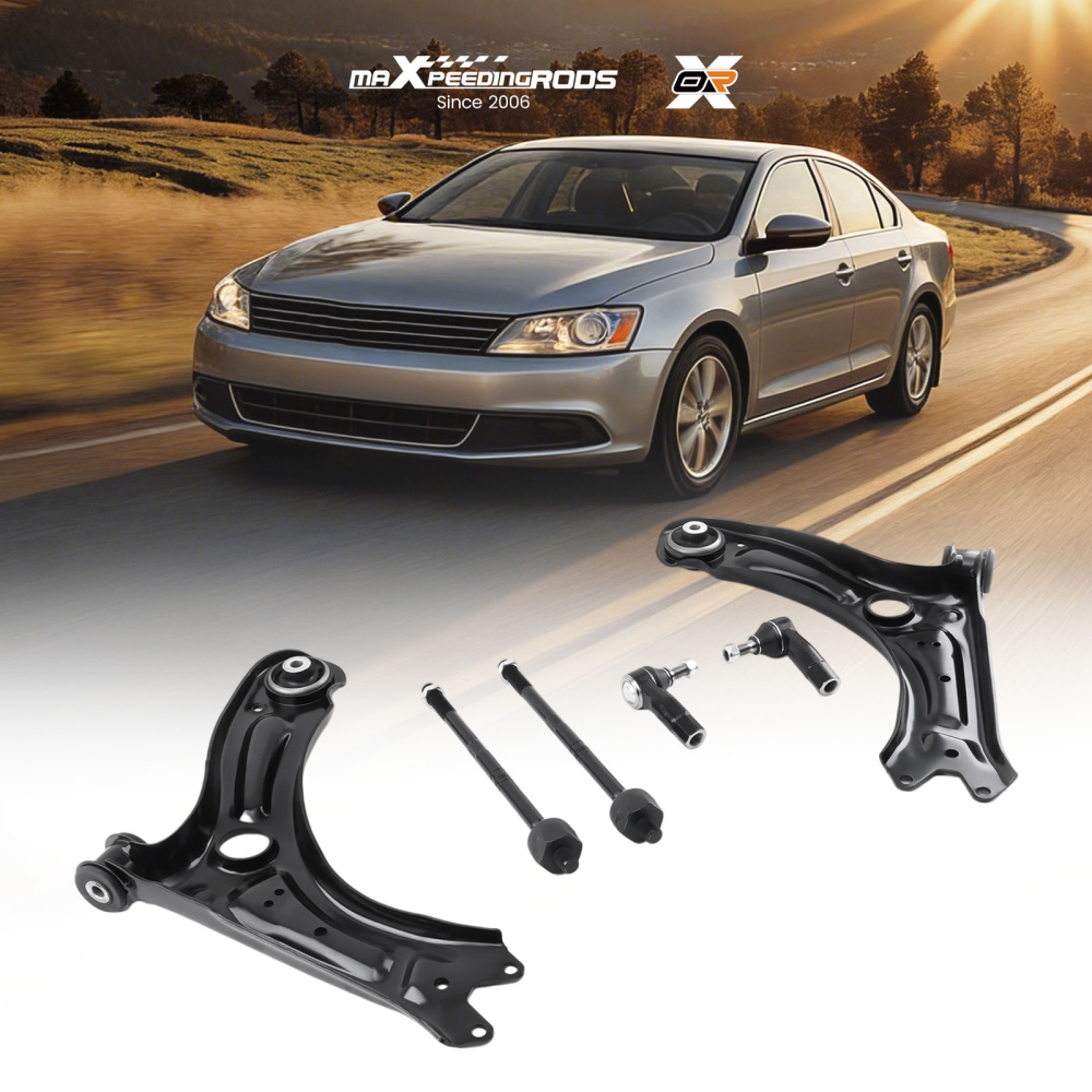 6PC Front Lower Control Arm Ball Joint compatible for Volkswagen Jetta 2011-2018 RK621950