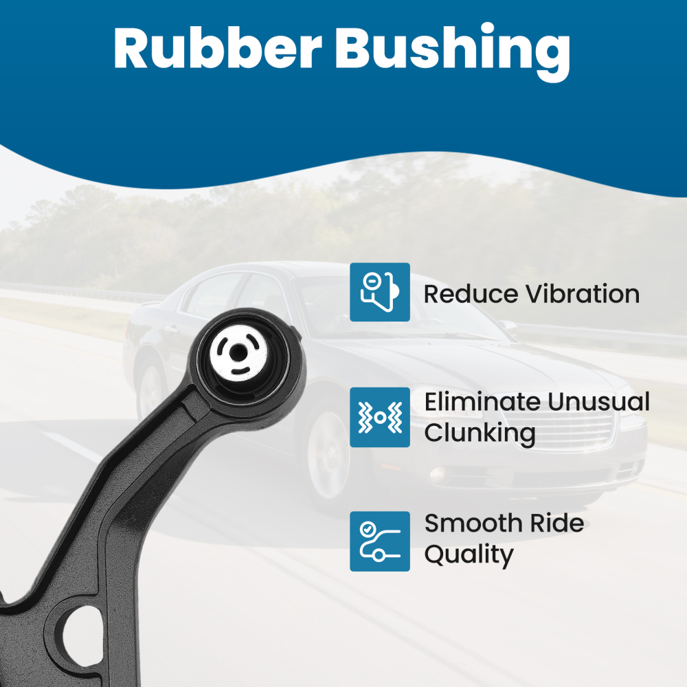 Front LHRH Lower Control Arm compatible for Chrysler 200 Sebring compatible for Dodge Avenger Journey